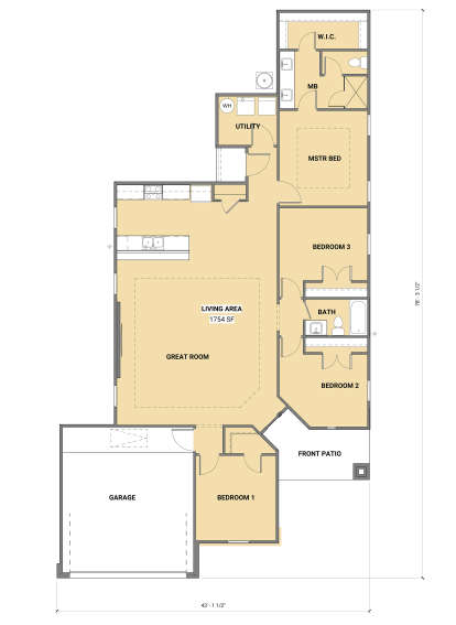 Main Floor for House Plan #881-00009