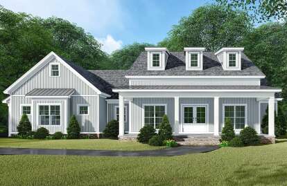 Modern Farmhouse House Plan #8318-00133 Elevation Photo