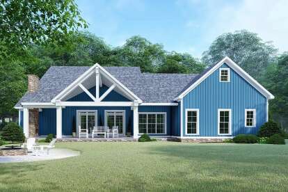 Modern Farmhouse House Plan #8318-00133 Elevation Photo