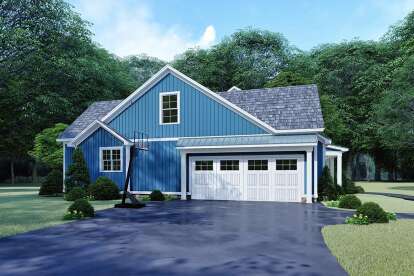 Modern Farmhouse House Plan #8318-00133 Elevation Photo