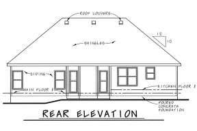 Traditional House Plan #402-01614 Elevation Photo