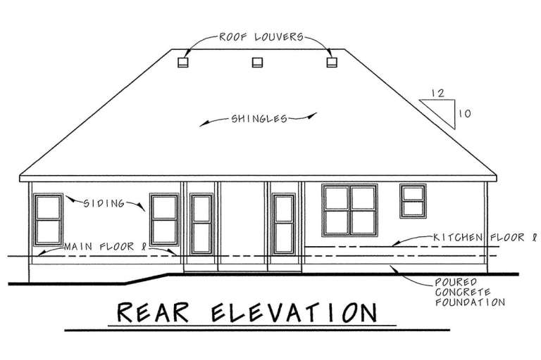 Traditional House Plan #402-01614 Elevation Photo