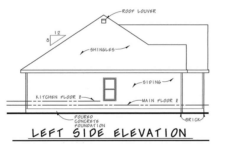 Traditional House Plan #402-01614 Elevation Photo