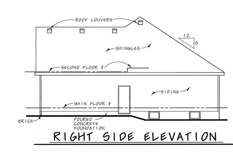 Traditional House Plan #402-01614 Elevation Photo