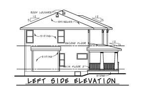 Prairie House Plan #402-01615 Elevation Photo