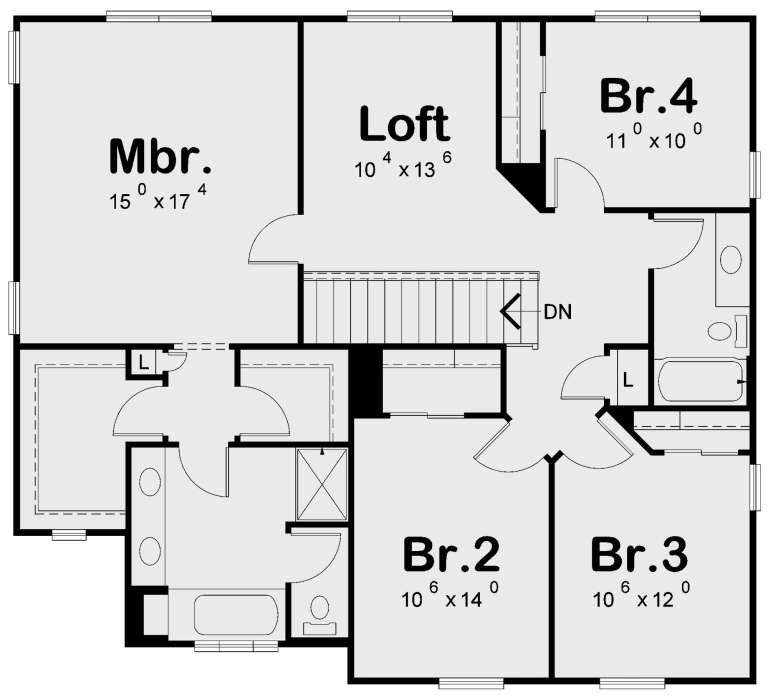 House Plan House Plan #23954 Drawing 2