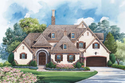 European House Plan #402-01616 Elevation Photo