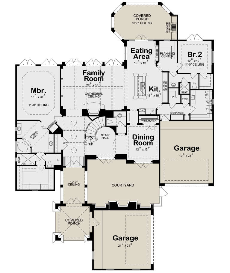 House Plan House Plan #23955 Drawing 1