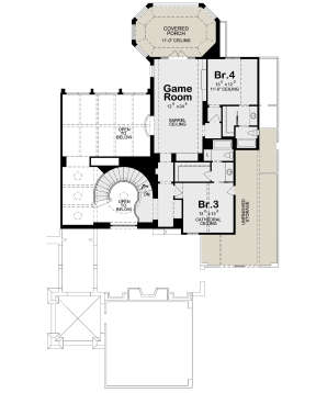 Second Floor for House Plan #402-01616