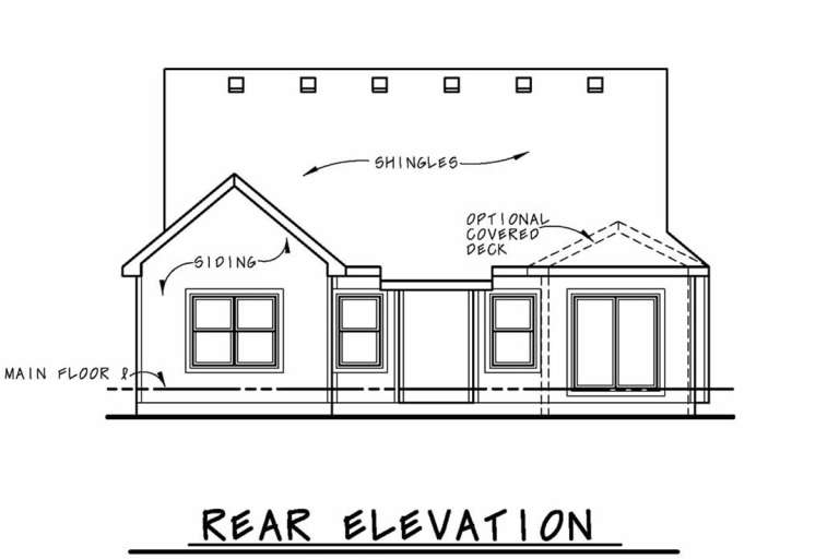 Bungalow House Plan #402-01617 Elevation Photo