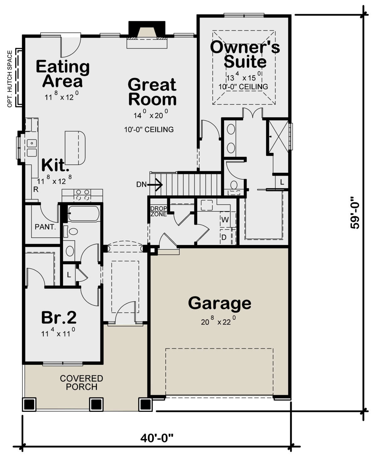 Main Floor for House Plan #402-01617