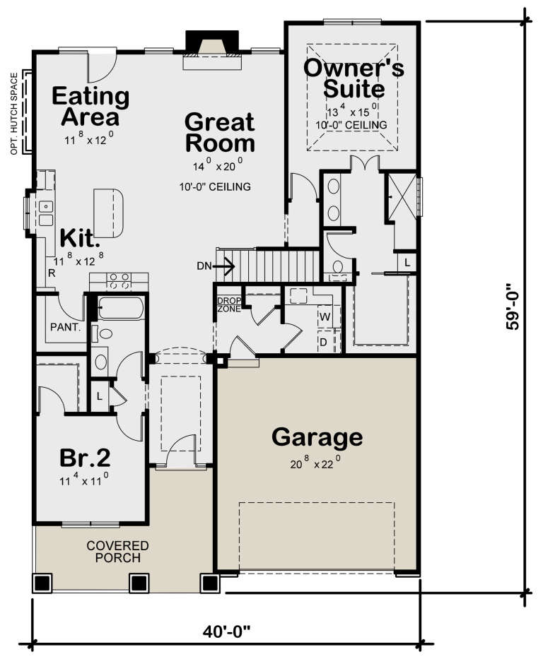 House Plan House Plan #23956 Drawing 1