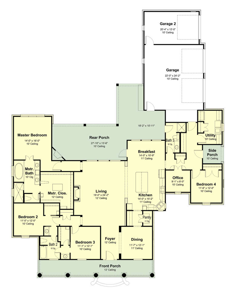 House Plan House Plan #23959 Drawing 1