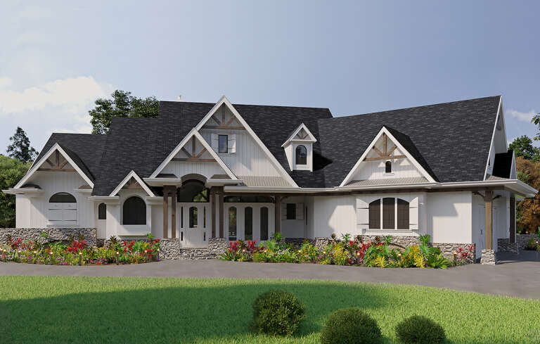 House Plan House Plan #23960 Front Elevation 