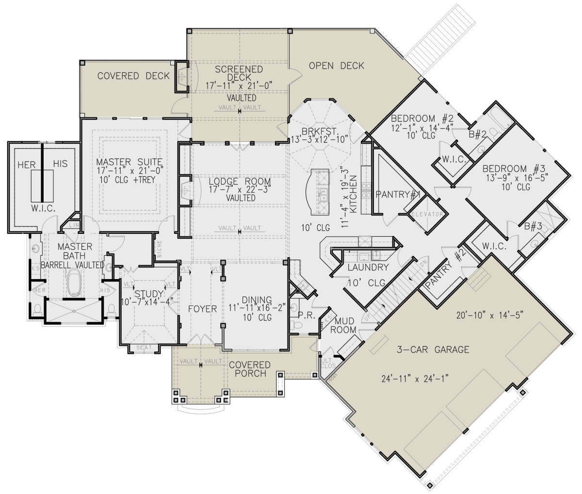 Main Floor for House Plan #699-00256