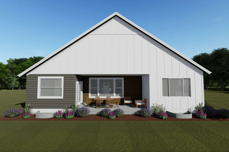 Modern Farmhouse House Plan #425-00017 Elevation Photo