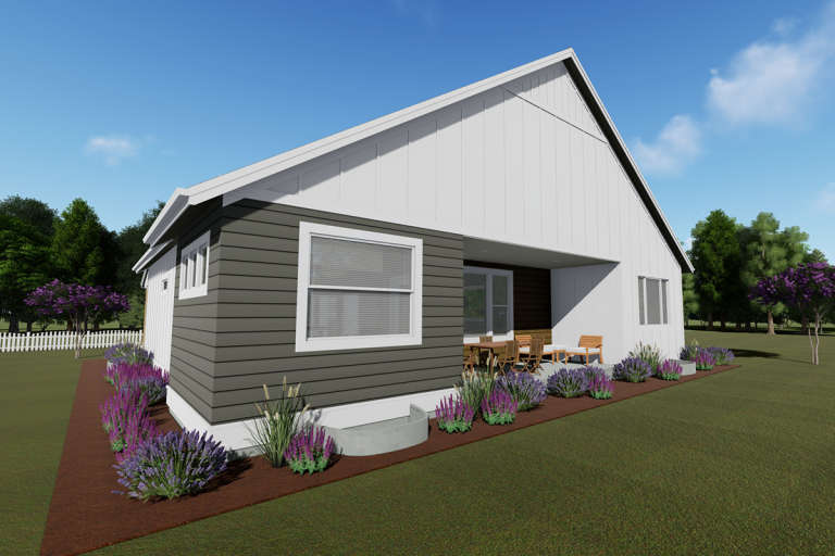 Modern Farmhouse House Plan #425-00017 Elevation Photo