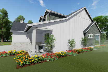 Modern Farmhouse House Plan #425-00018 Elevation Photo