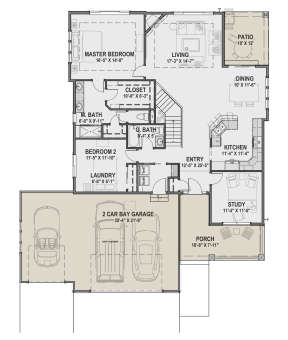 Main Floor for House Plan #425-00018
