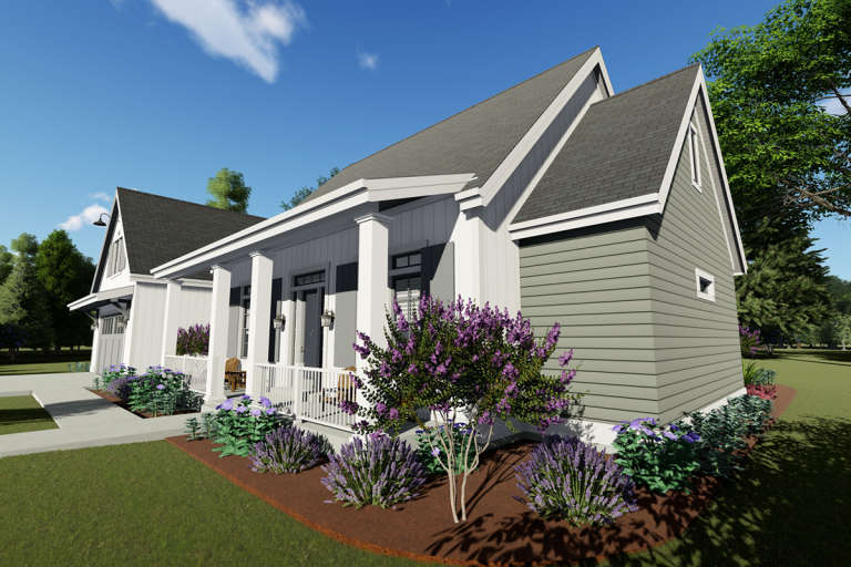 Modern Farmhouse House Plan #425-00020 Elevation Photo