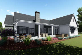 Modern Farmhouse House Plan #425-00020 Elevation Photo