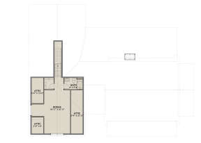 Optional Bonus Room for House Plan #425-00020