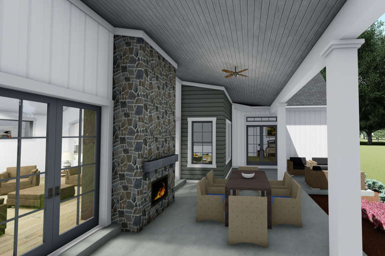 Modern Farmhouse House Plan #425-00020 Additional Photo