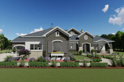 Craftsman House Plan #425-00021 Elevation Photo