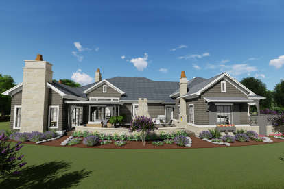 Craftsman House Plan #425-00021 Elevation Photo