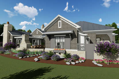 Craftsman House Plan #425-00021 Elevation Photo