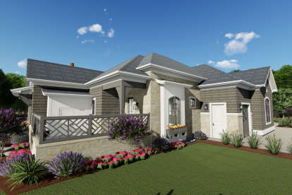 Craftsman House Plan #425-00021 Elevation Photo