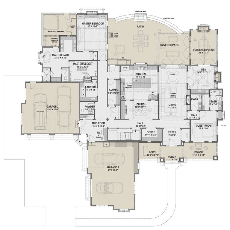 House Plan House Plan #23967 Drawing 1