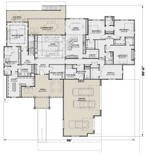Main Floor for House Plan #425-00022