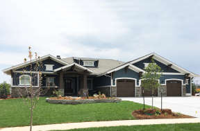 Craftsman House Plan #425-00023 Elevation Photo