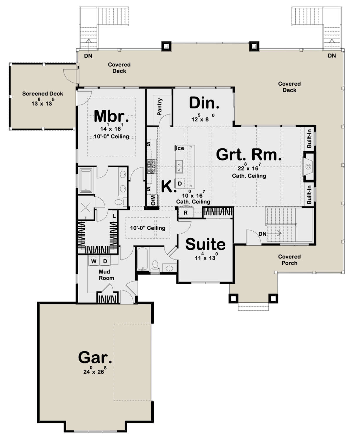 Mountain Rustic Plan 1 802 Square Feet 2 Bedrooms 2 Bathrooms 963