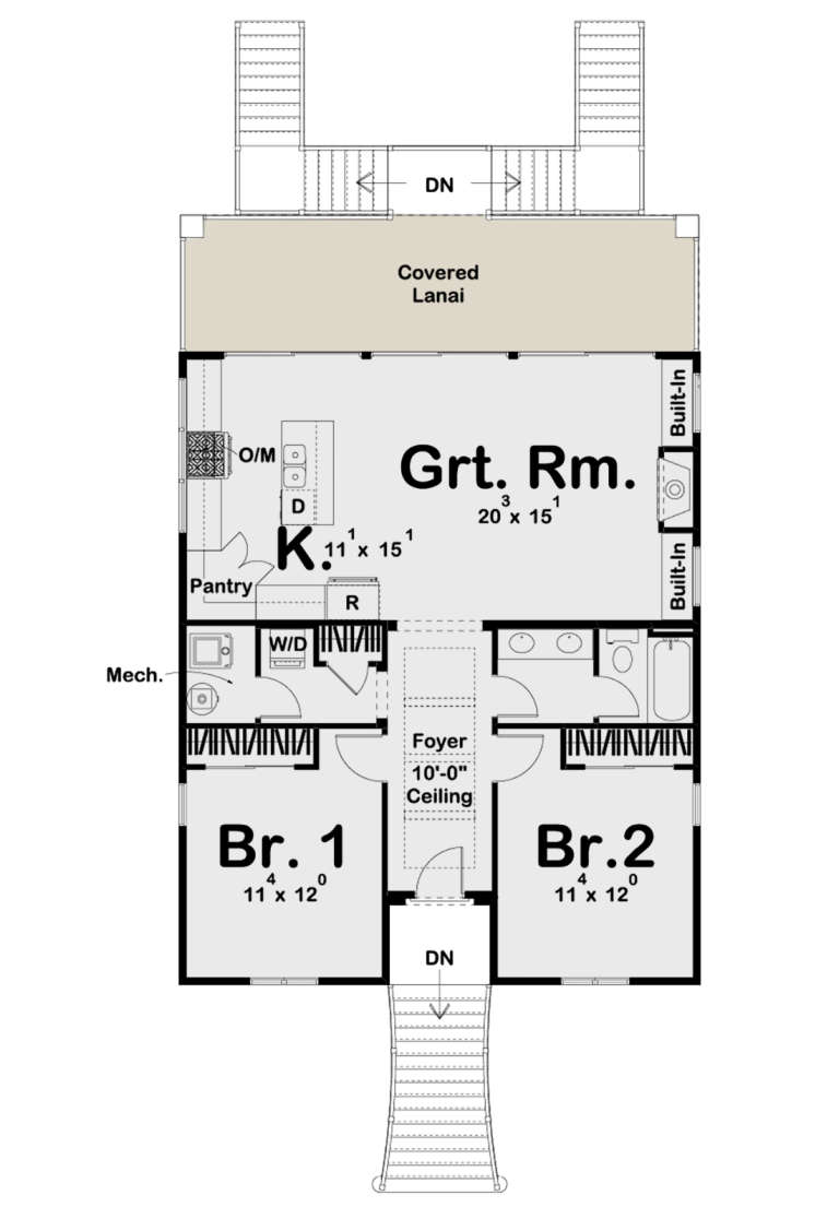 House Plan House Plan #23971 Drawing 1