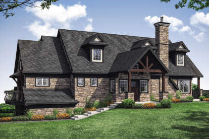 Craftsman House Plan #035-00850 Elevation Photo