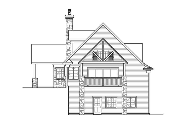 Craftsman House Plan #035-00850 Elevation Photo