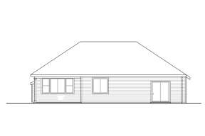Ranch House Plan #035-00852 Elevation Photo