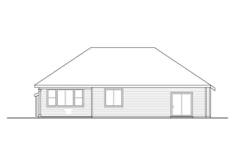 Ranch House Plan #035-00852 Elevation Photo