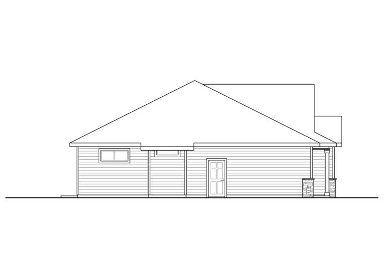 Ranch House Plan #035-00852 Elevation Photo