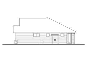 Ranch House Plan #035-00852 Elevation Photo