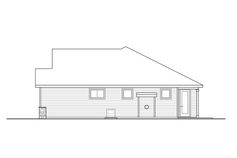 Ranch House Plan #035-00852 Elevation Photo