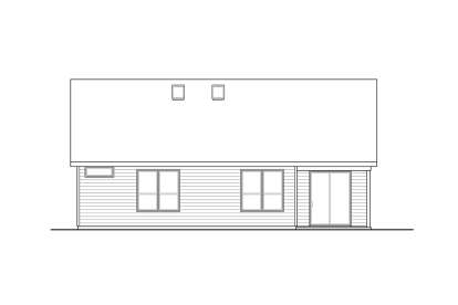 Ranch House Plan #035-00853 Elevation Photo