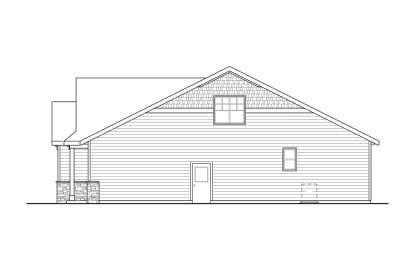 Ranch House Plan #035-00853 Elevation Photo