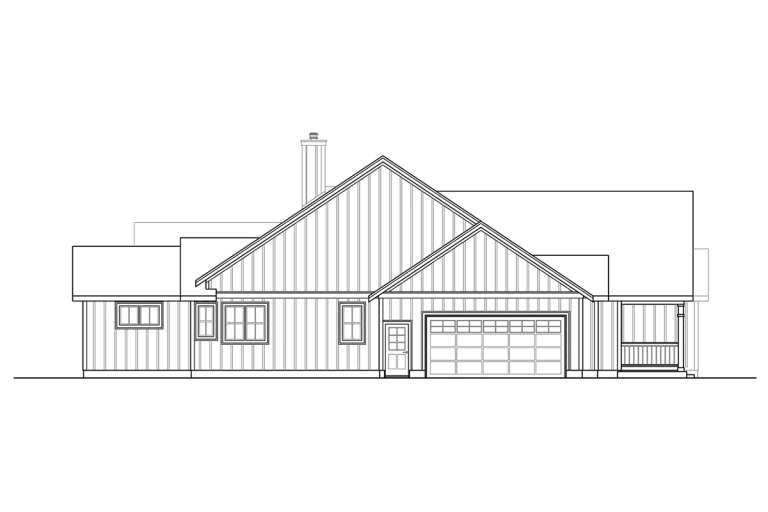 Modern Farmhouse House Plan #035-00855 Elevation Photo