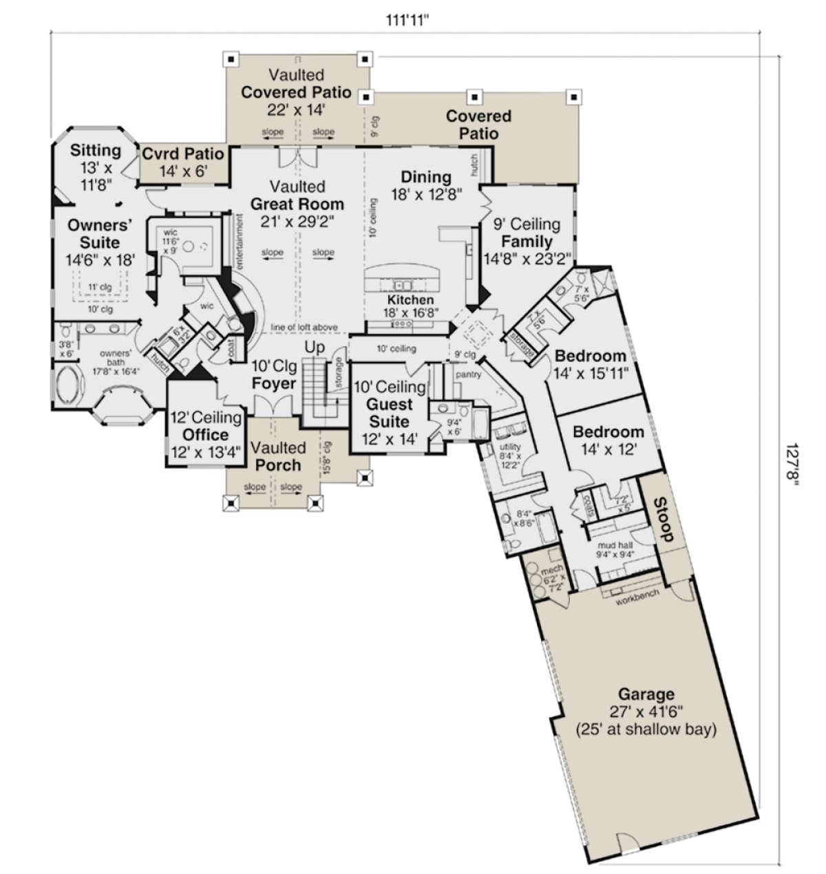 Main Floor for House Plan #035-00856