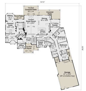 Main Floor for House Plan #035-00856