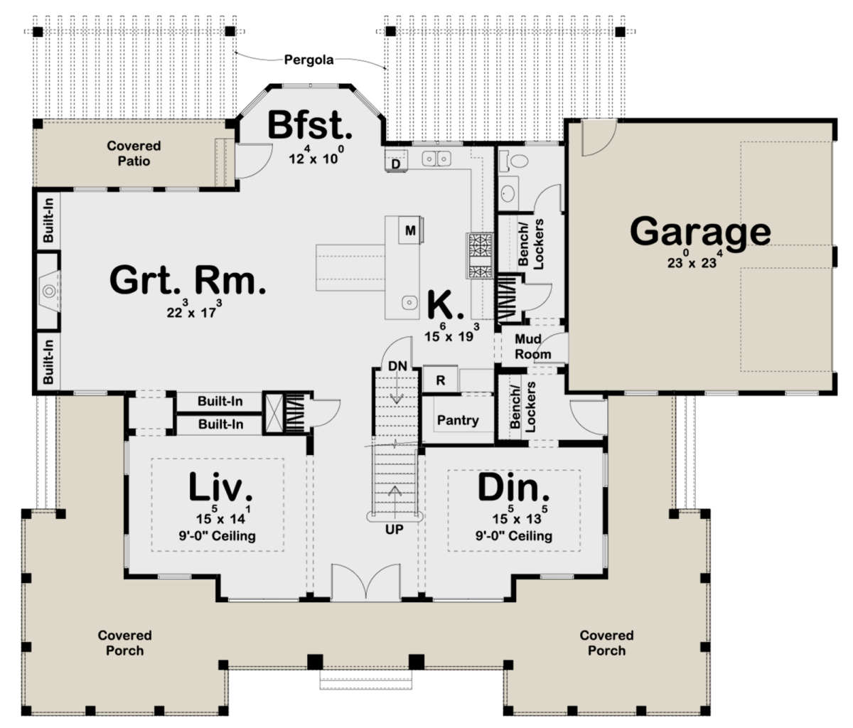 Main Floor for House Plan #963-00372