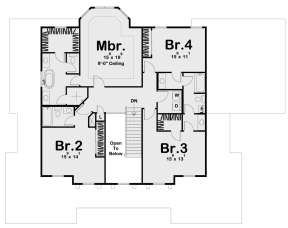 Second Floor for House Plan #963-00372